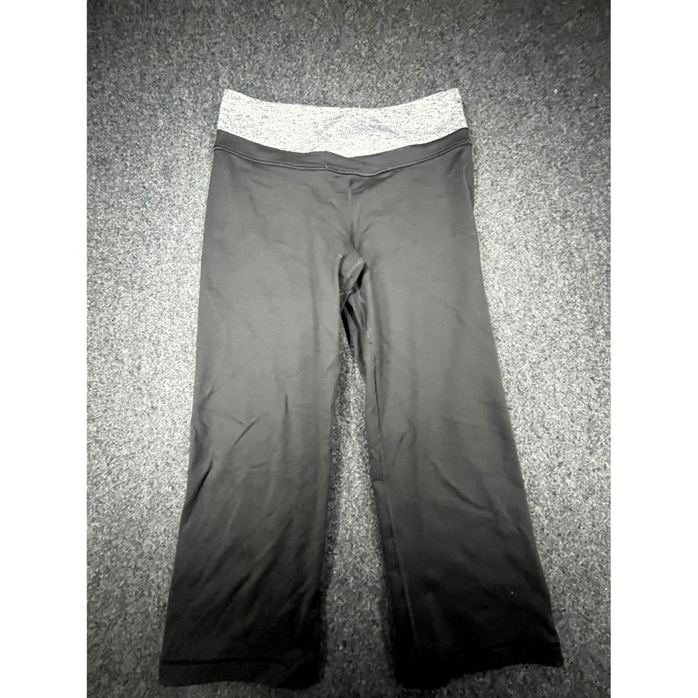 Victoria's Secret VSX Sport Supermodel Capri Leggings Womens Small Black Gray